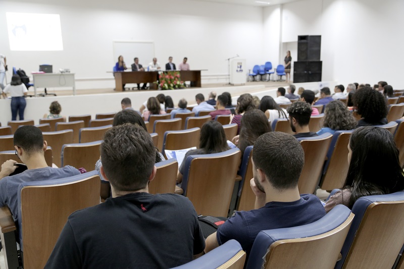 Evento aconteceu no auditório da Didática VII do campus São Cristóvão (foto: Schirlene Reis/ Ascom)